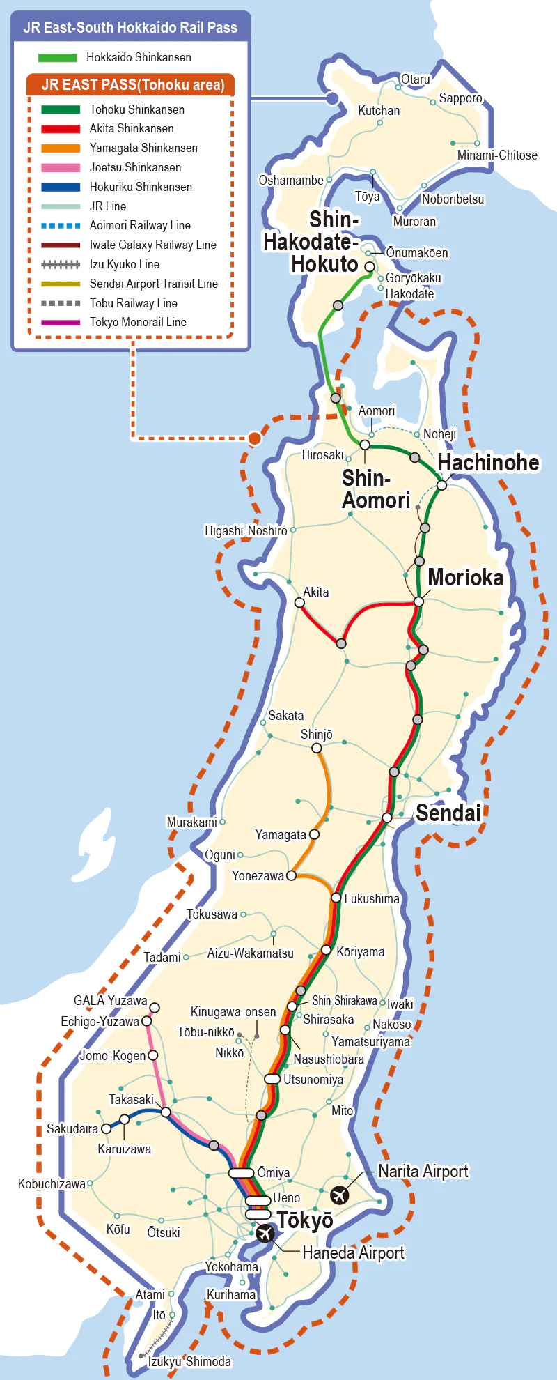 Tohoku Map