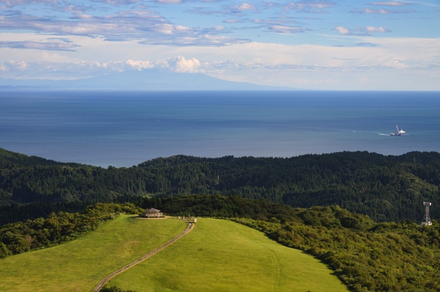 男鹿半島　寒風山